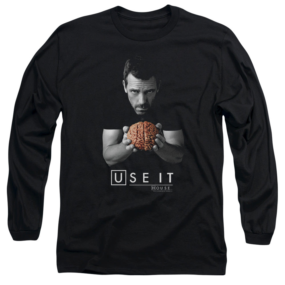 HOUSE : USE IT L\S ADULT T SHIRT 18\1 BLACK XL