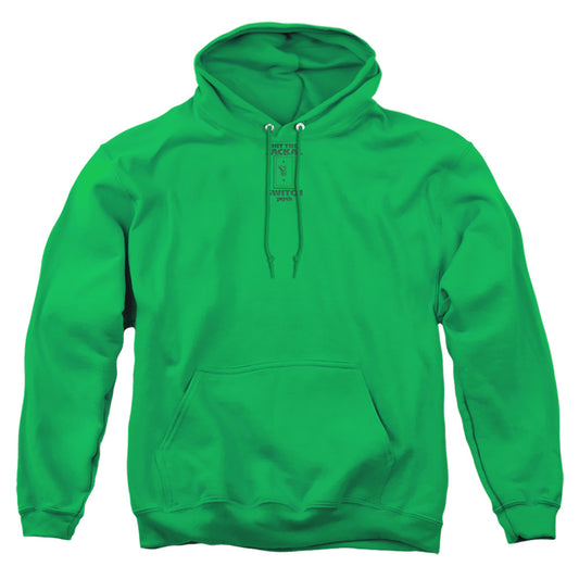 PSYCH : JACKAL SWITCH ADULT PULL OVER HOODIE KELLY GREEN 2X