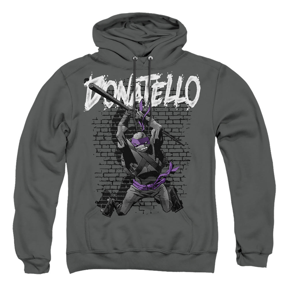 TEENAGE MUTANT NINJA TURTLES : TMNT DONATELLO ADULT PULL OVER HOODIE Charcoal 2X