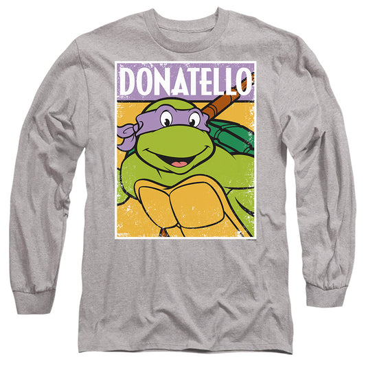 TEENAGE MUTANT NINJA TURTLES : TMNT DONNIE L\S ADULT T SHIRT 18\1 Athletic Heather SM