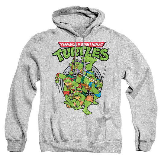 TEENAGE MUTANT NINJA TURTLES : TMNT GROUP ADULT PULL OVER HOODIE Athletic Heather LG