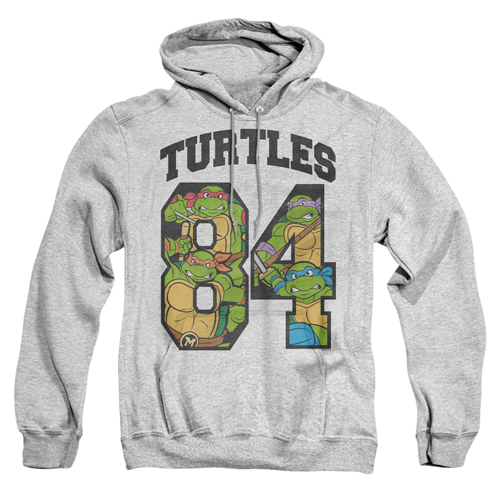 TEENAGE MUTANT NINJA TURTLES : TURTLES 84 ADULT PULL OVER HOODIE Athletic Heather 2X