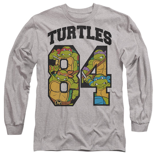 TEENAGE MUTANT NINJA TURTLES : TURTLES 84 L\S ADULT T SHIRT 18\1 Athletic Heather 2X