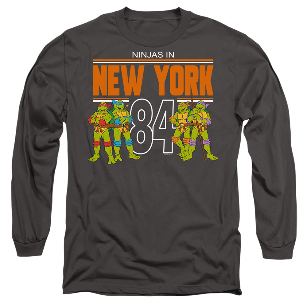 TEENAGE MUTANT NINJA TURTLES : TMNT NYC L\S ADULT T SHIRT 18\1 Charcoal 2X