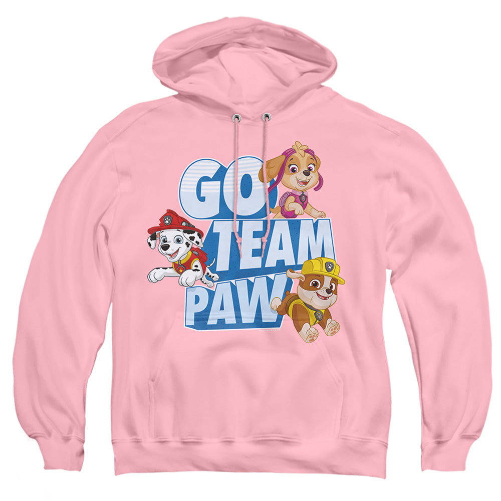 PAW PATROL : GO TEAM PAW ADULT PULL OVER HOODIE Pink 2X