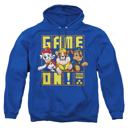 PAW PATROL : GAME ON TEAM PAW ADULT PULL OVER HOODIE Royal Blue 3X