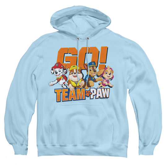 PAW PATROL : GO! TEAM PAW ADULT PULL OVER HOODIE Light Blue SM