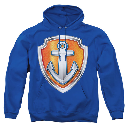 PAW PATROL : ZUMA BADGE ADULT PULL OVER HOODIE Royal Blue LG