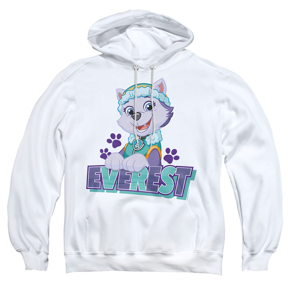 PAW PATROL : EVEREST ADULT PULL OVER HOODIE White 2X