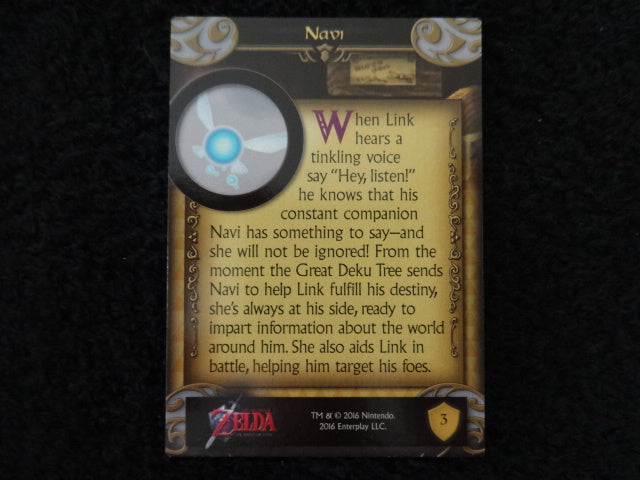 Navi Enterplay 2016 Legend Of Zelda Collectable Trading Card Card Number 3