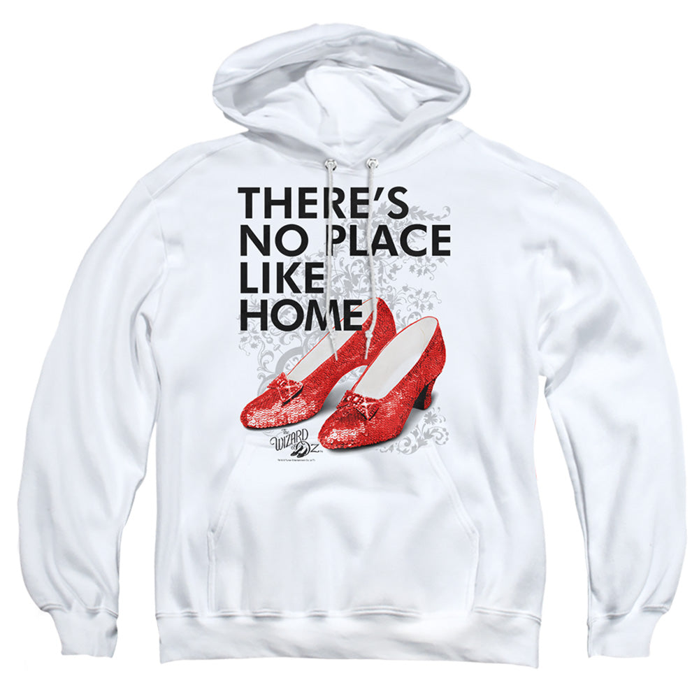 THE WIZARD OF OZ : NO PLACE LIKE HOME ADULT PULL OVER HOODIE White 2X