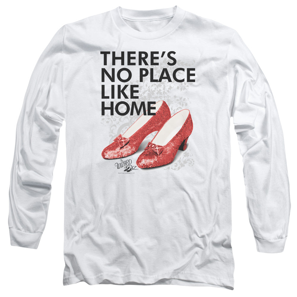 THE WIZARD OF OZ : NO PLACE LIKE HOME L\S ADULT T SHIRT 18\1 White 2X