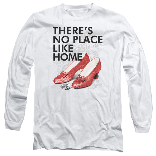 THE WIZARD OF OZ : NO PLACE LIKE HOME L\S ADULT T SHIRT 18\1 White XL