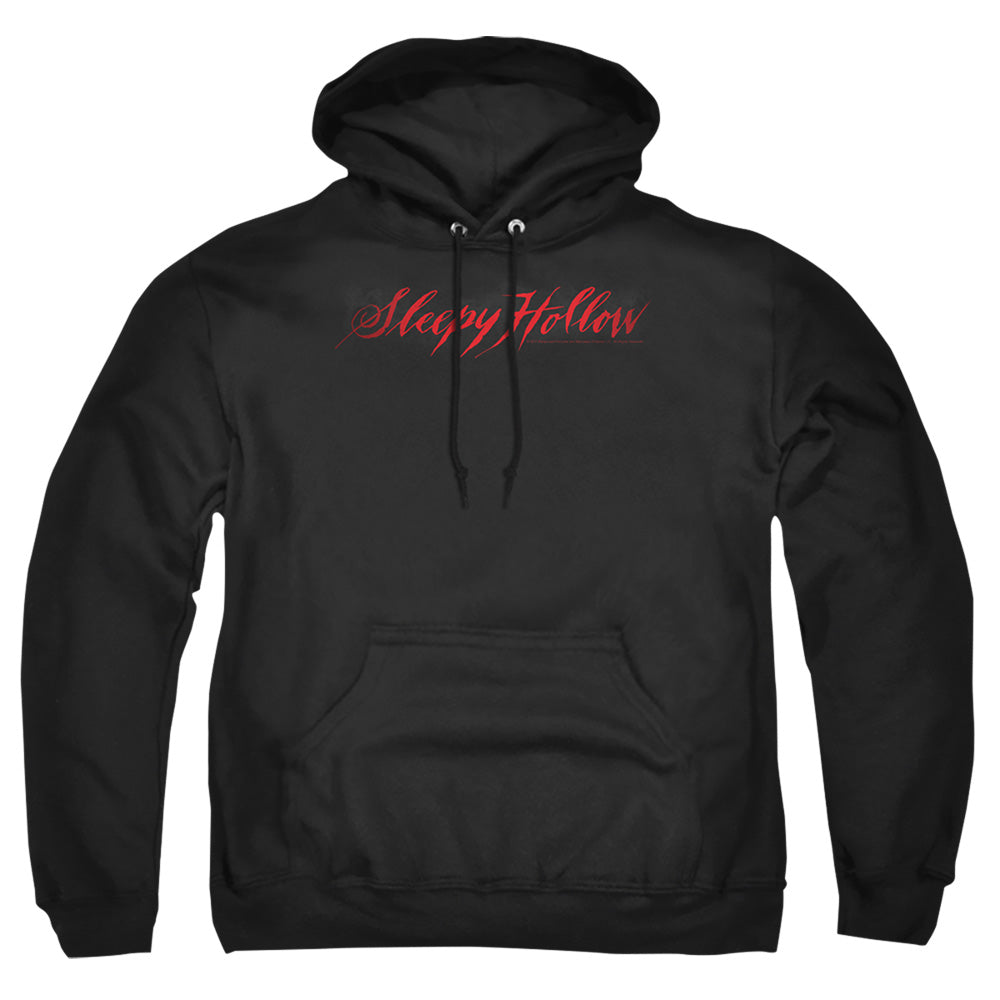 SLEEPY HOLLOW : LOGO ADULT PULL OVER HOODIE Black 2X