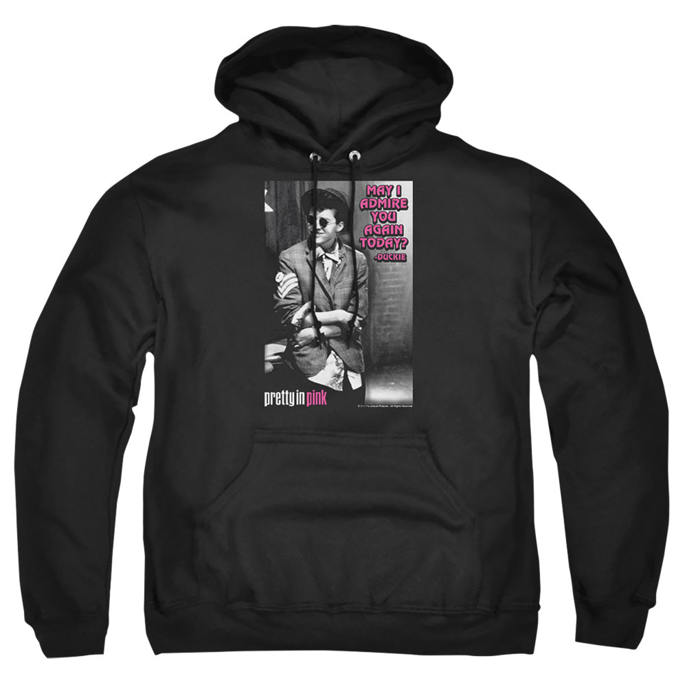 PRETTY IN PINK : ADMIRE ADULT PULL OVER HOODIE Black XL