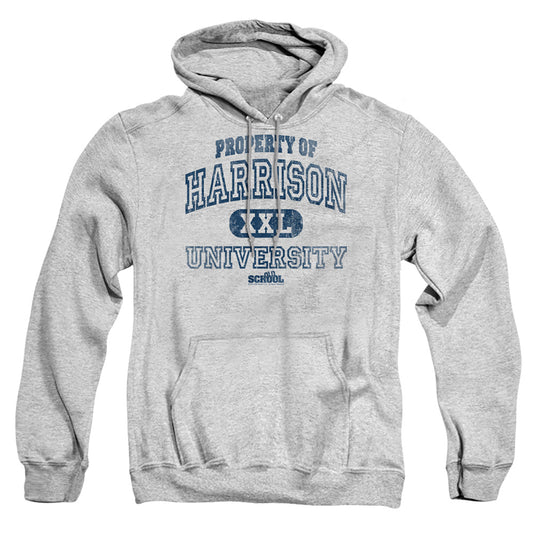 OLD SCHOOL : PROPERTY OF HARRISON ADULT PULL OVER HOODIE Athletic Heather 2X