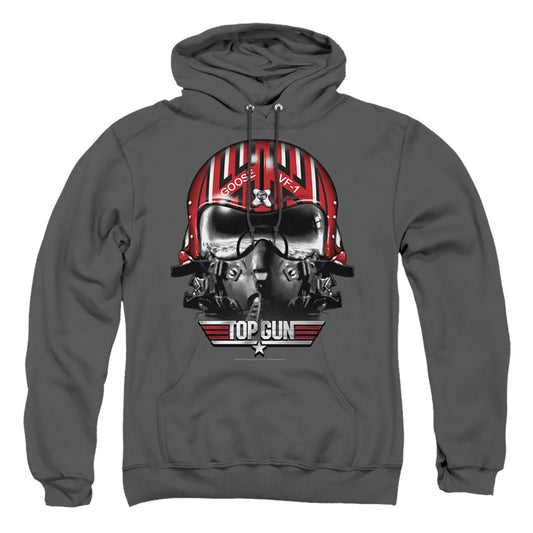 TOP GUN : GOOSE HELMET ADULT PULL OVER HOODIE Charcoal 2X