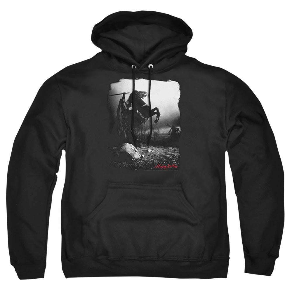 SLEEPY HOLLOW : FOGGY NIGHT ADULT PULL OVER HOODIE Black LG