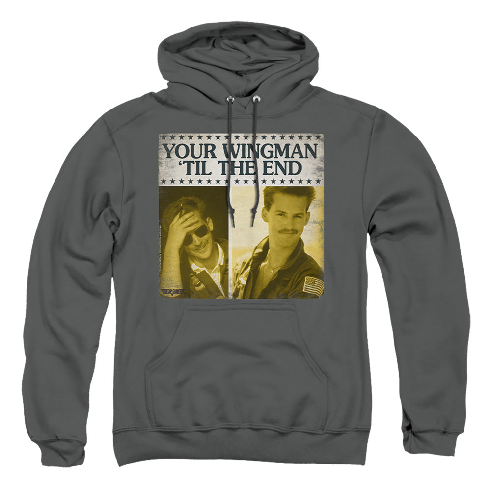 TOP GUN : TIL THE END ADULT PULL OVER HOODIE Charcoal 2X