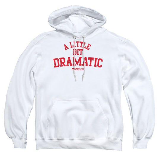 MEAN GIRLS : DRAMATIC ADULT PULL OVER HOODIE White 3X