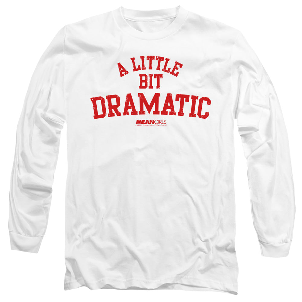 MEAN GIRLS : DRAMATIC L\S ADULT T SHIRT 18\1 White 2X