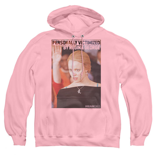 MEAN GIRLS : REGINA GEORGE VICTIM ADULT PULL OVER HOODIE Pink 2X