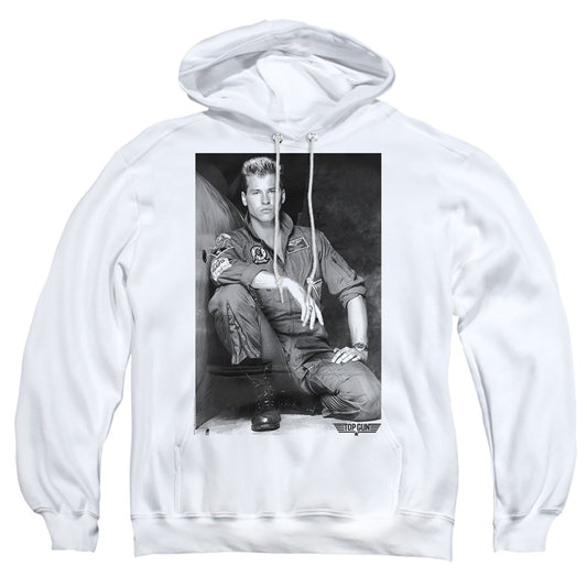 TOP GUN : FRESH ICE ADULT PULL OVER HOODIE White 2X