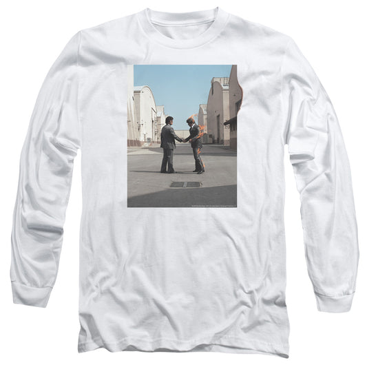 PINK FLOYD : WISH YOU WERE HERE L\S ADULT T SHIRT 18\1 White 2X