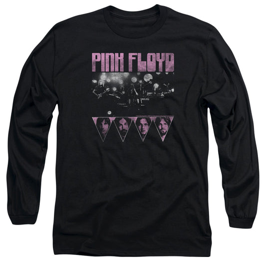 PINK FLOYD : PINK FOUR L\S ADULT T SHIRT 18\1 Black 2X