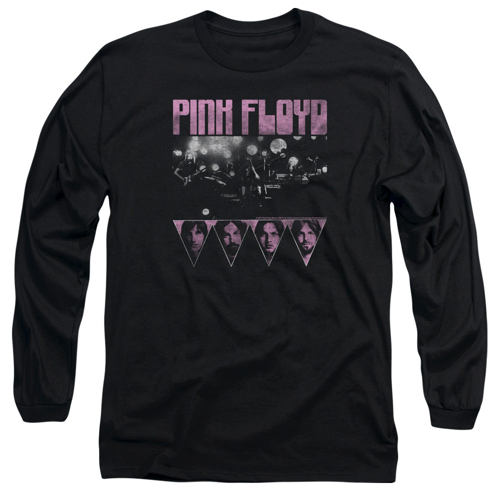 PINK FLOYD : PINK FOUR L\S ADULT T SHIRT 18\1 BLACK 3X