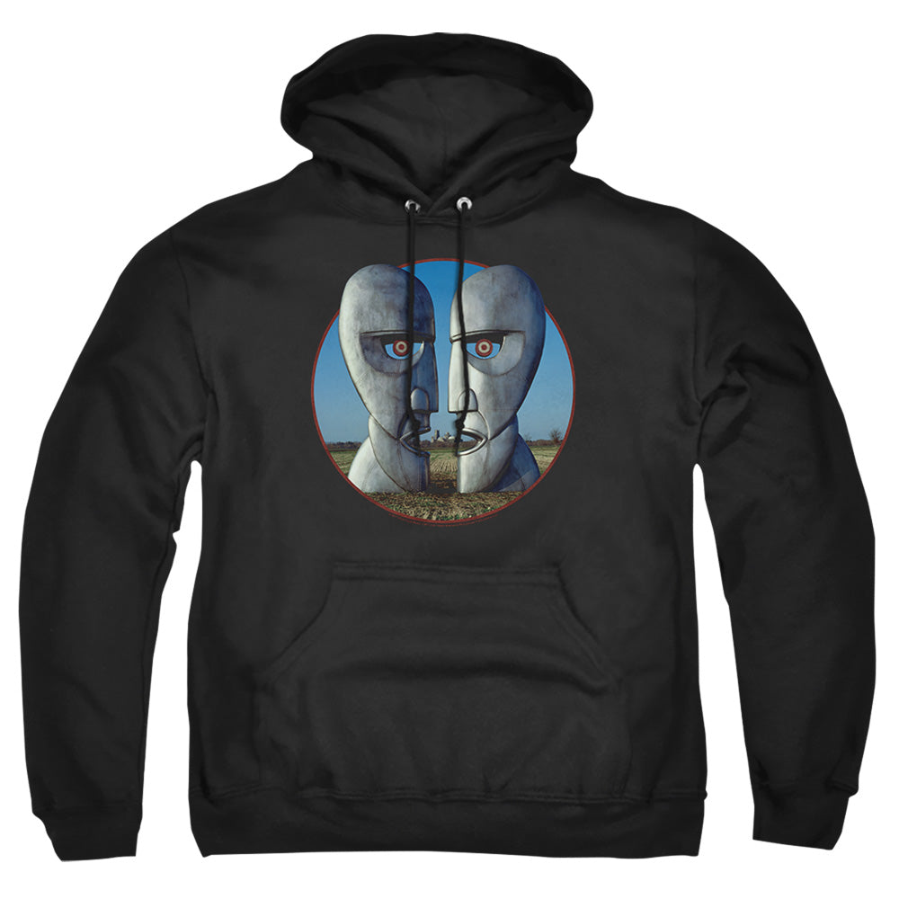 PINK FLOYD : DIVISION BELL COVER ADULT PULL OVER HOODIE Black 2X