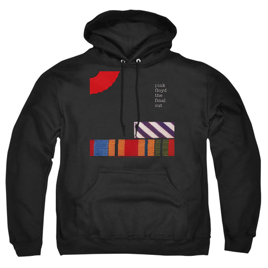 PINK FLOYD : THE FINAL CUT ADULT PULL OVER HOODIE Black XL