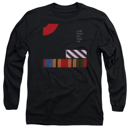 PINK FLOYD : THE FINAL CUT L\S ADULT T SHIRT 18\1 Black 2X