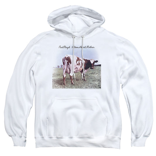 PINK FLOYD : ATOM HEART MOTHER ADULT PULL OVER HOODIE White 2X