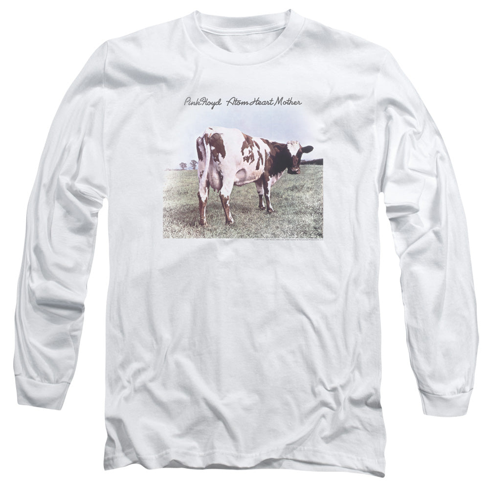 PINK FLOYD : ATOM HEART MOTHER L\S ADULT T SHIRT 18\1 White 2X