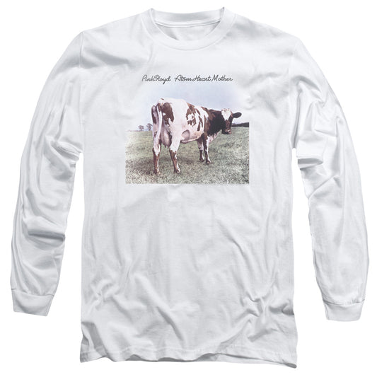 PINK FLOYD : ATOM HEART MOTHER L\S ADULT T SHIRT 18\1 White 2X