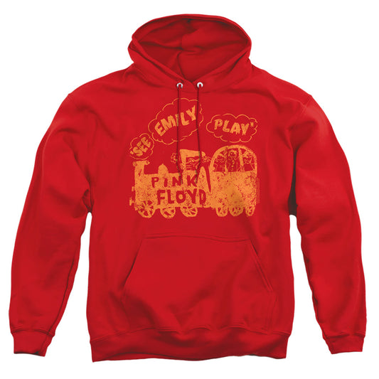 PINK FLOYD : SEE EMILY PLAY ADULT PULL OVER HOODIE Red 2X