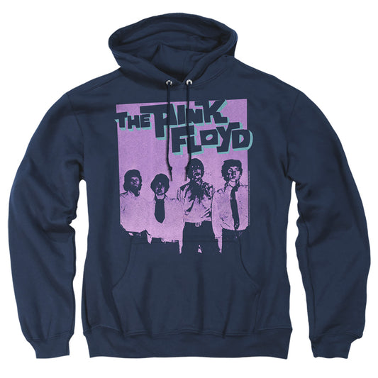 PINK FLOYD : PAINT BOX ADULT PULL OVER HOODIE Navy 2X