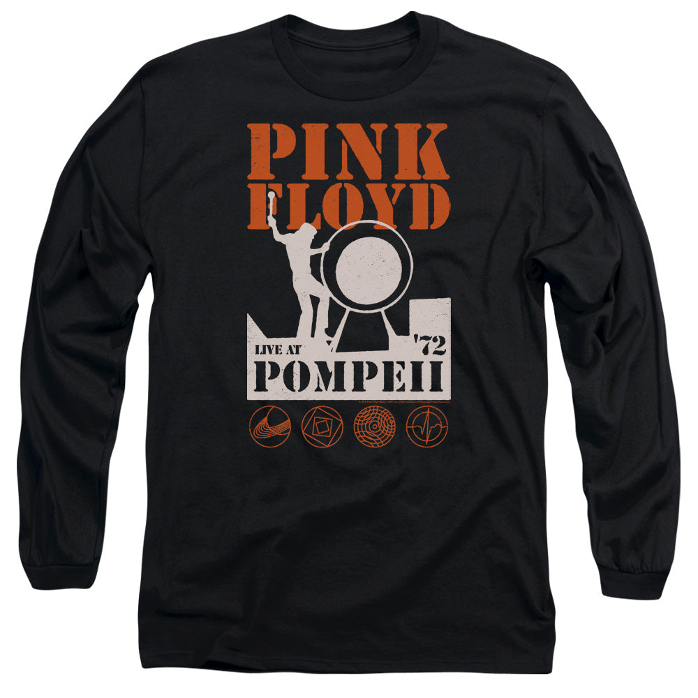 PINK FLOYD : POMPEII L\S ADULT T SHIRT 18\1 Black 2X