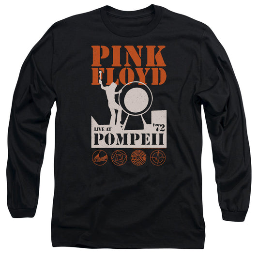 PINK FLOYD : POMPEII L\S ADULT T SHIRT 18\1 Black MD