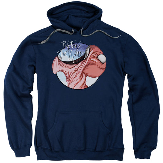 PINK FLOYD : OPEN WIDE ADULT PULL OVER HOODIE Navy MD