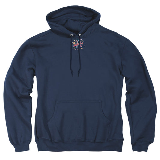 SMARTIES : PARTIES ADULT PULL OVER HOODIE Navy 2X