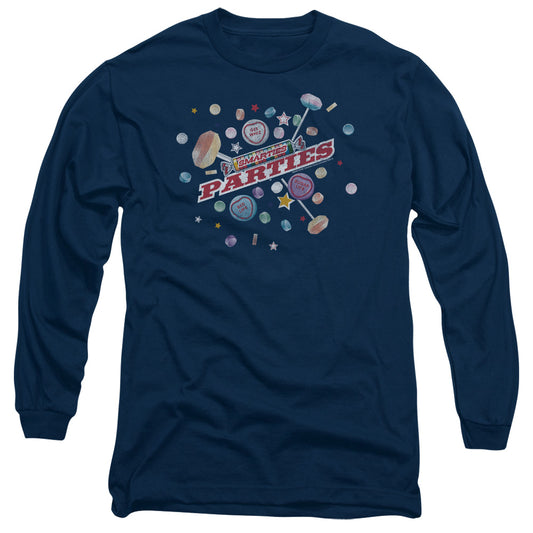 SMARTIES : PARTIES L\S ADULT T SHIRT 18\1 NAVY 3X