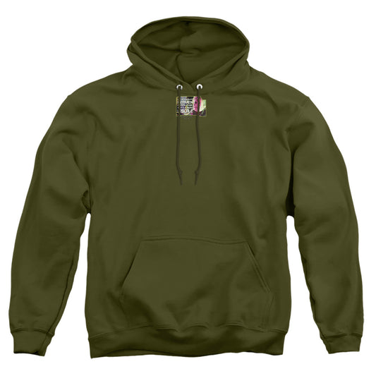 STARGATE SG1 : UPSCALE ADULT PULL OVER HOODIE MILITARY GREEN MD