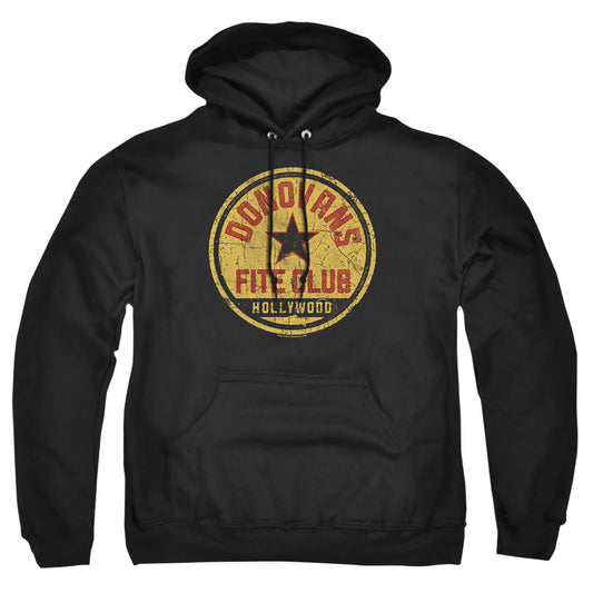 RAY DONOVAN : FITE CLUB ADULT PULL OVER HOODIE Black 2X