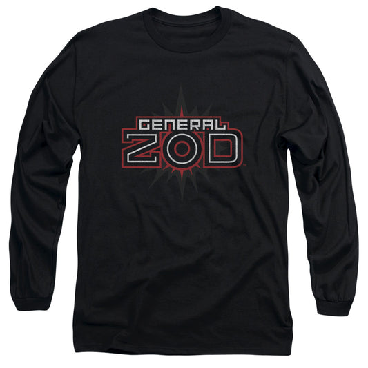 SUPERMAN : ZOD LOGO L\S ADULT T SHIRT 18\1 BLACK 2X