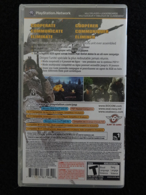 3 PSP Games SOCOM U.S NAVY SEALS FireTeam Bravo 2 - Transformers - Daxter