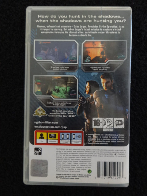 Both PSP Syphon Filter Dark Mirror and Logan's Shadow are now on PS5! :  r/PSP