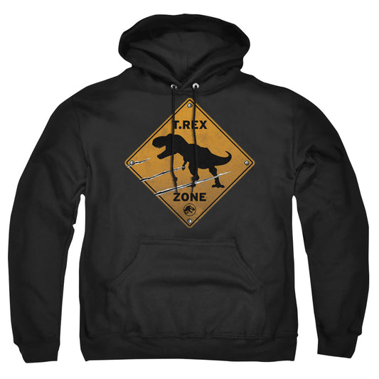 JURASSIC WORLD : TREX ZONE ADULT PULL OVER HOODIE Black MD
