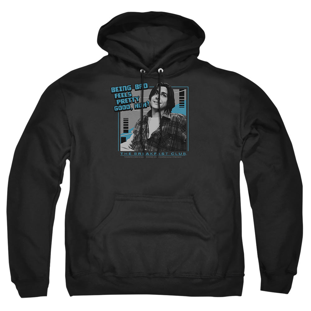 BREAKFAST CLUB : BAD ADULT PULL OVER HOODIE Black SM